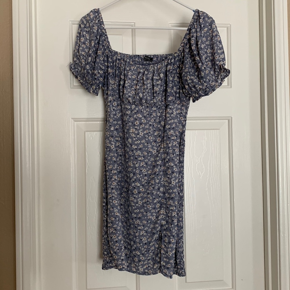 “Lovely Day” - blue floral dress